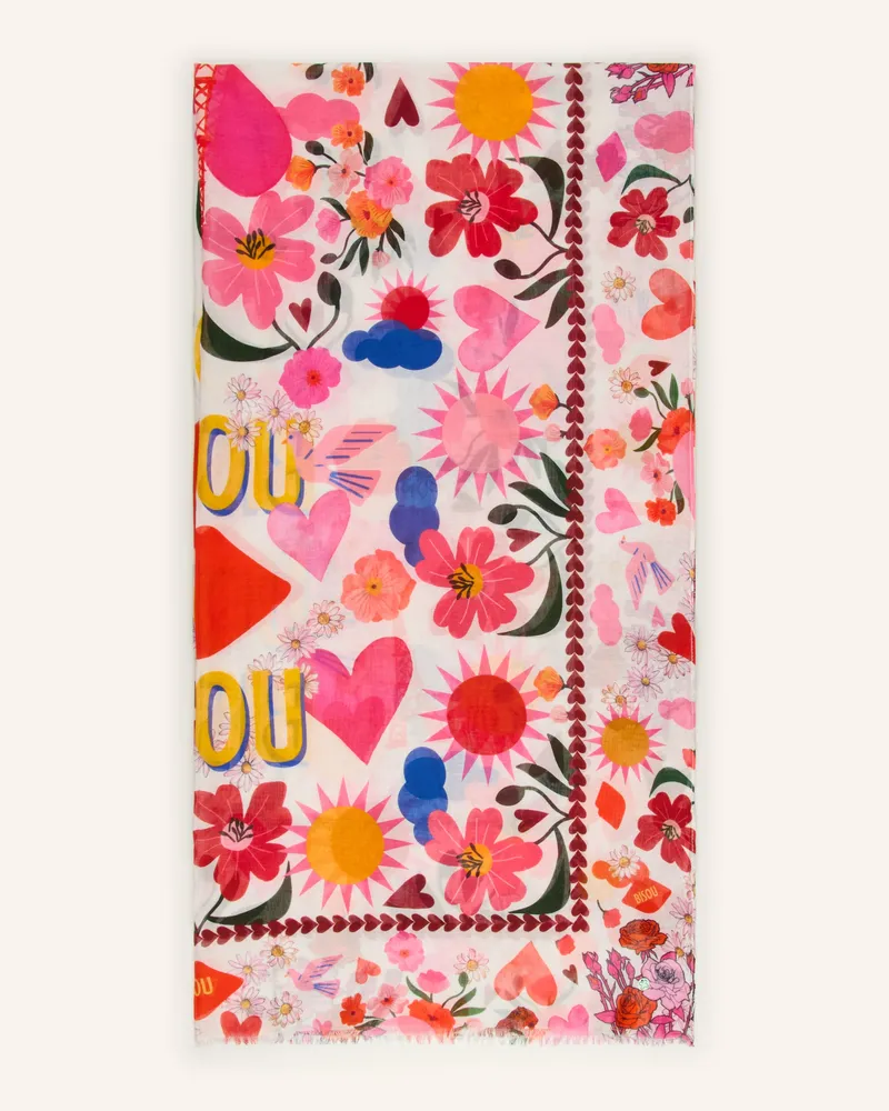 Codello Schal rot Rot