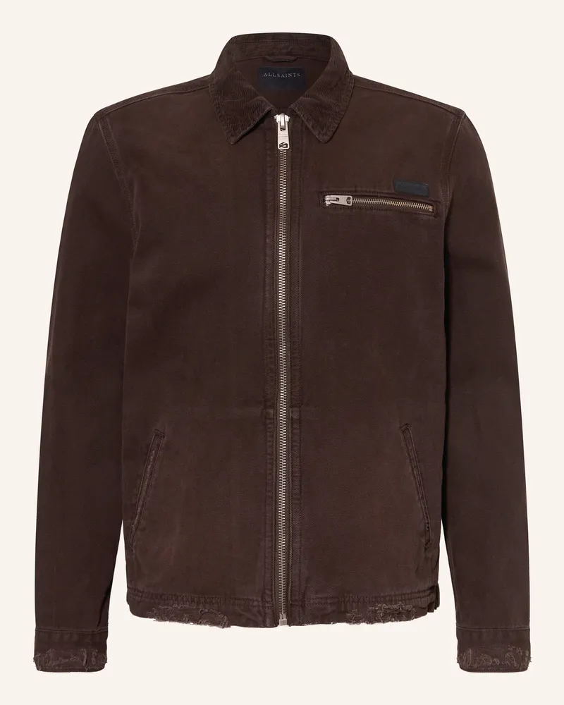AllSaints Overjacket ROTHWELL Dunkelbraun