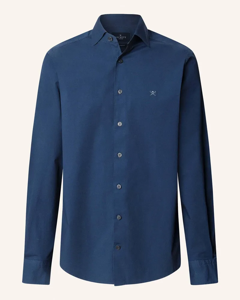 Hackett Freizeithemd ESS GMD POPLIN Dunkelblau