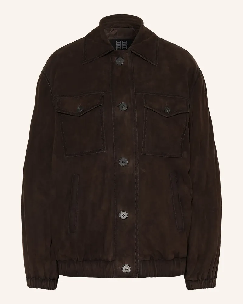 Riani Lederjacke braun Dunkelbraun