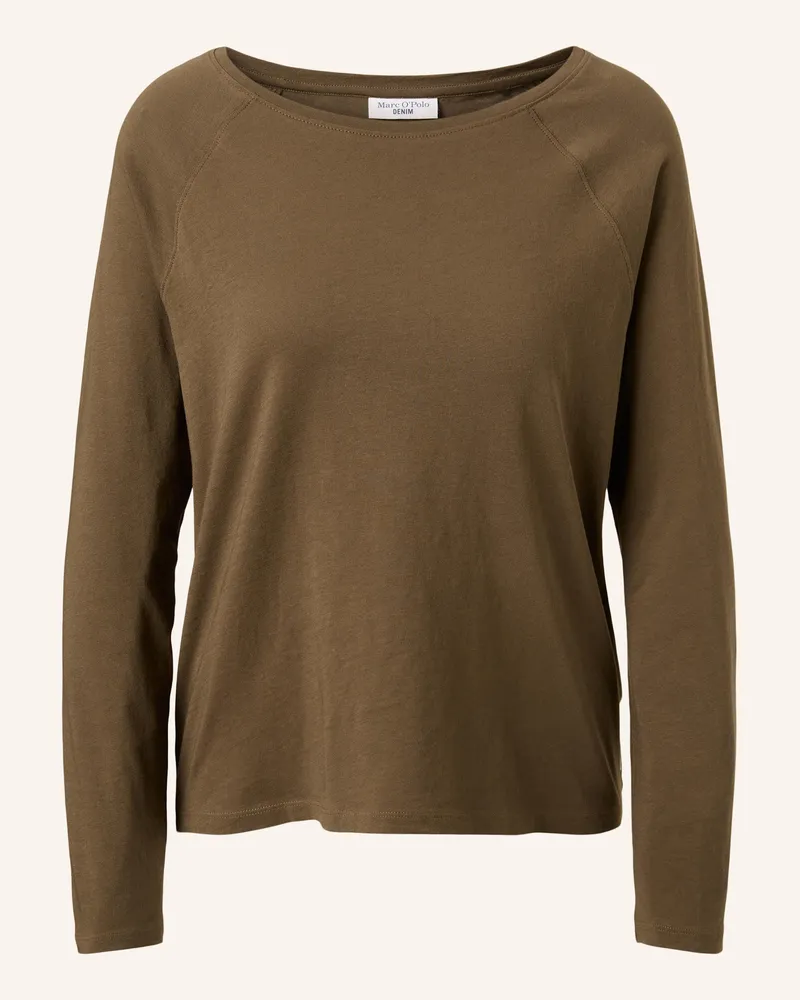 Marc O'Polo Longsleeve braun Dunkelbraun