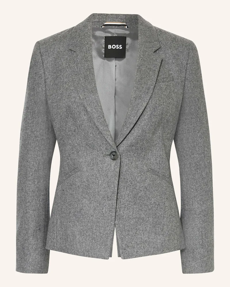 HUGO BOSS Flanellblazer JIA Grau