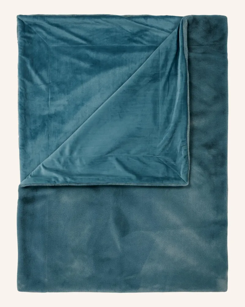 Essenza Plaid Furry blau Blau