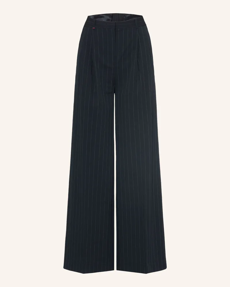 Tommy Hilfiger Marlenehose blau Dunkelblau