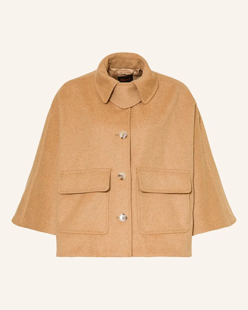 HUGO BOSS Cape Clari braun Camel