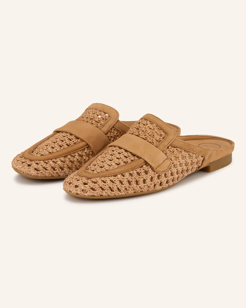 paul green Mules braun Camel