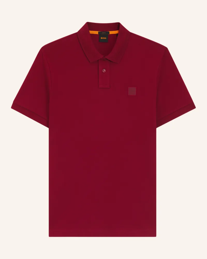 HUGO BOSS Jersey-Poloshirt PASSENGER Rot