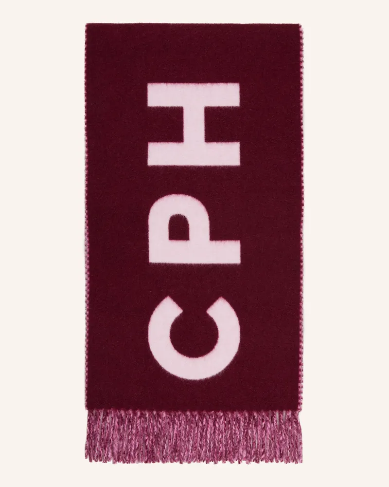 Copenhagen Schal rot Dunkelrot