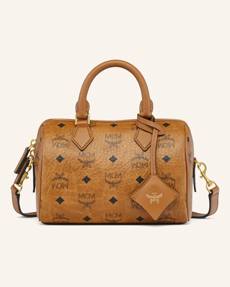 MCM Handtasche Ella Medium braun Cognac