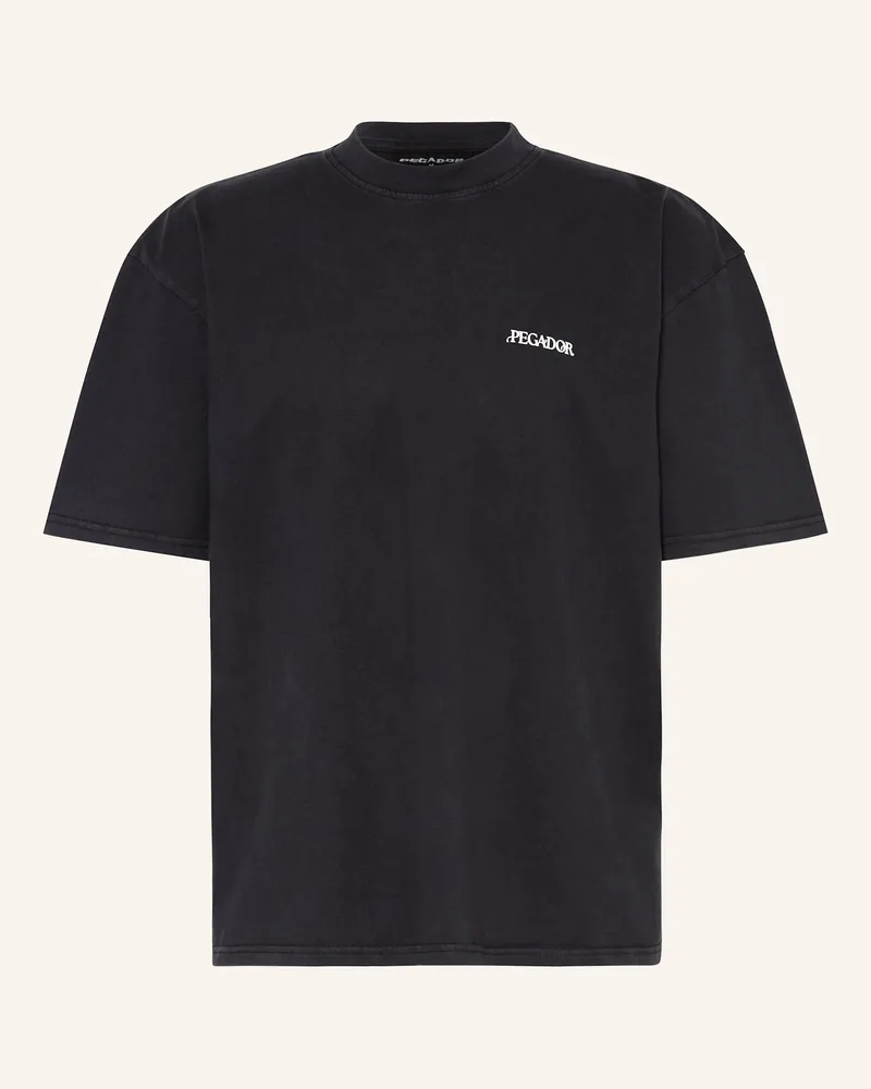 PEGADOR Oversized-Shirt Miles schwarz Schwarz