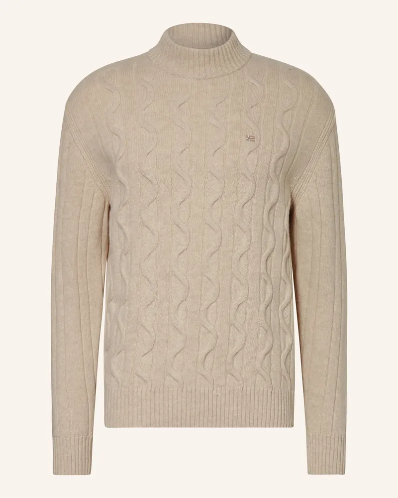 Tiger of Sweden Pullover ADRYAN mit Alpaka und Merinowolle Camel