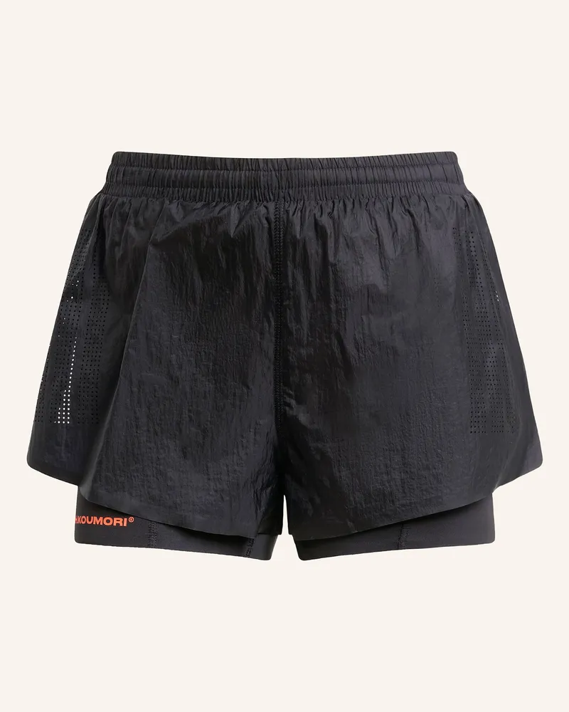 adidas 2-in-1-Laufshorts ADI365 HERMANOS KOUMORI Schwarz