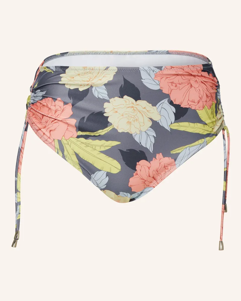 Lidea High-Waist-Bikini-Hose FLOWER NOSTALGIA Grau