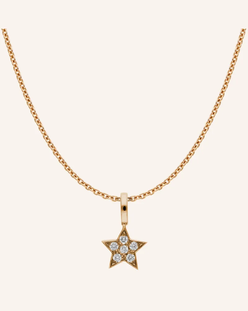 CADA Kette Tiny Star rosegold Roségold