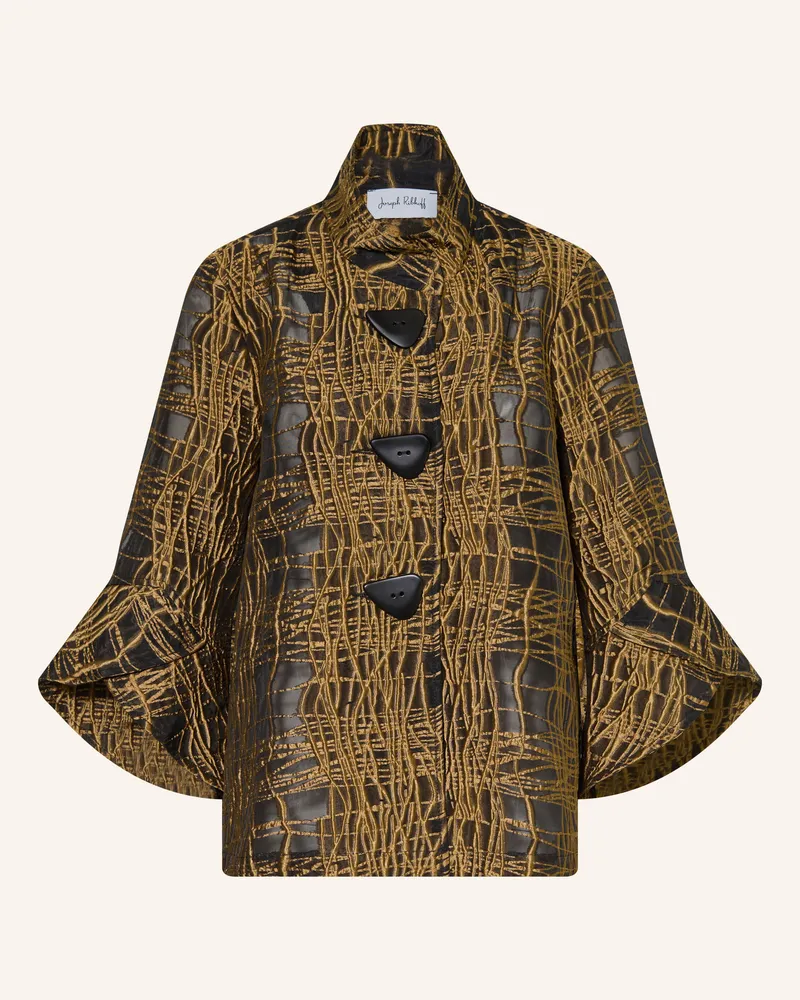 Joseph Ribkoff Jacquard-Jacke Mit 3/4-Arm schwarz Schwarz