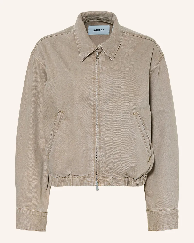 AGOLDE Jeansjacke Nile braun Trail