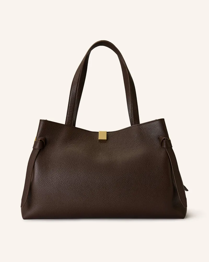 YUZEFI Shopper Gyoza braun Dunkelbraun