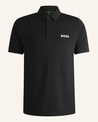 HUGO BOSS Poloshirt PATTEO MB 16 Slim Fit Schwarz