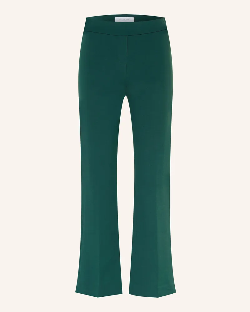 Rich&Royal Bootcut-Hose Aus Jersey gruen Petrol