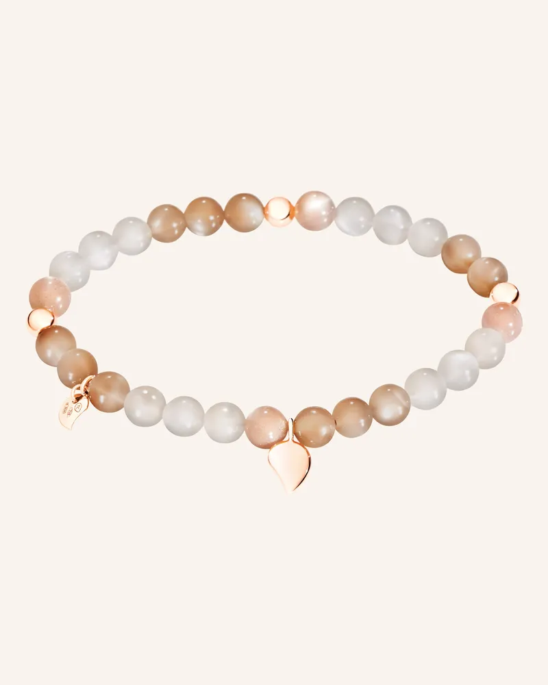 TAMARA COMOLLI Armband Bracelet India 'Camel' Drop Medium Aus 18 Karat Roségold Und Mondsteinen rosegold Roségold