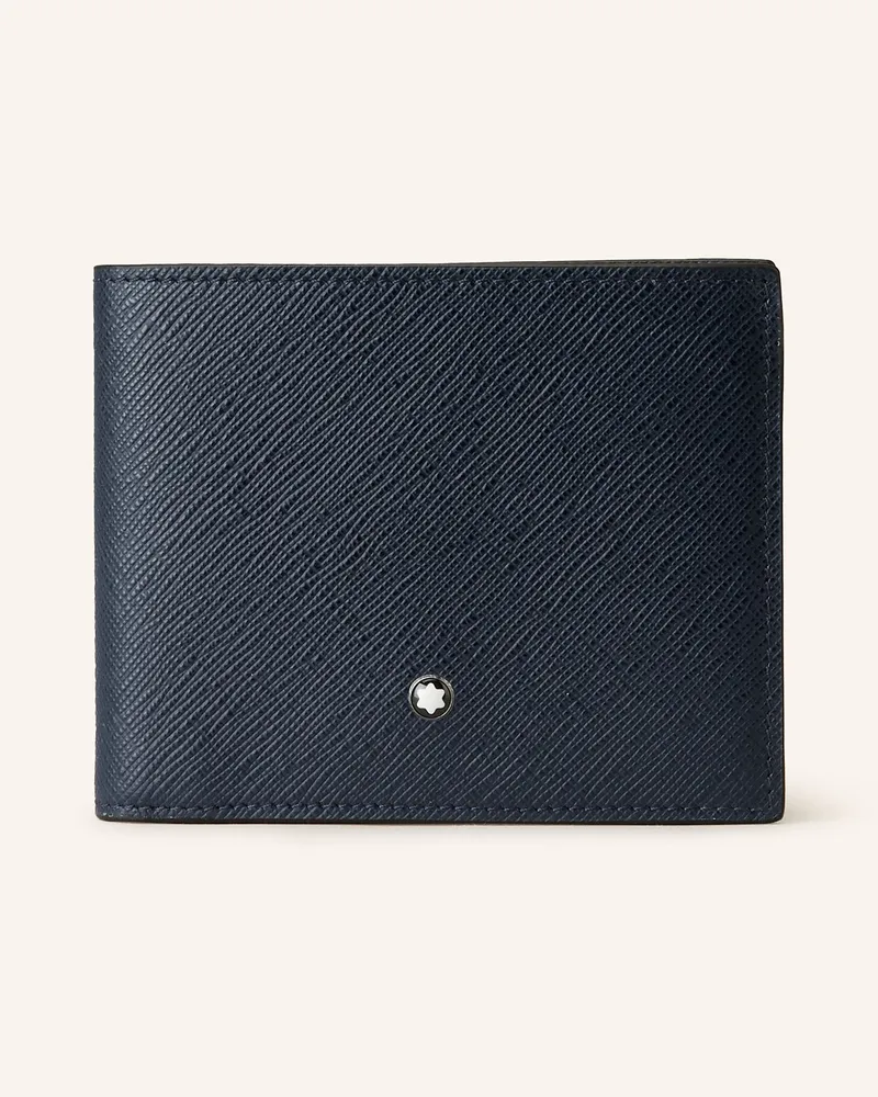 Montblanc Saffiano-Geldbörse SARTORIAL Dunkelblau