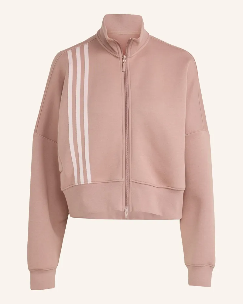 adidas Off Placed 3-Streifen Zip Up pink Camel
