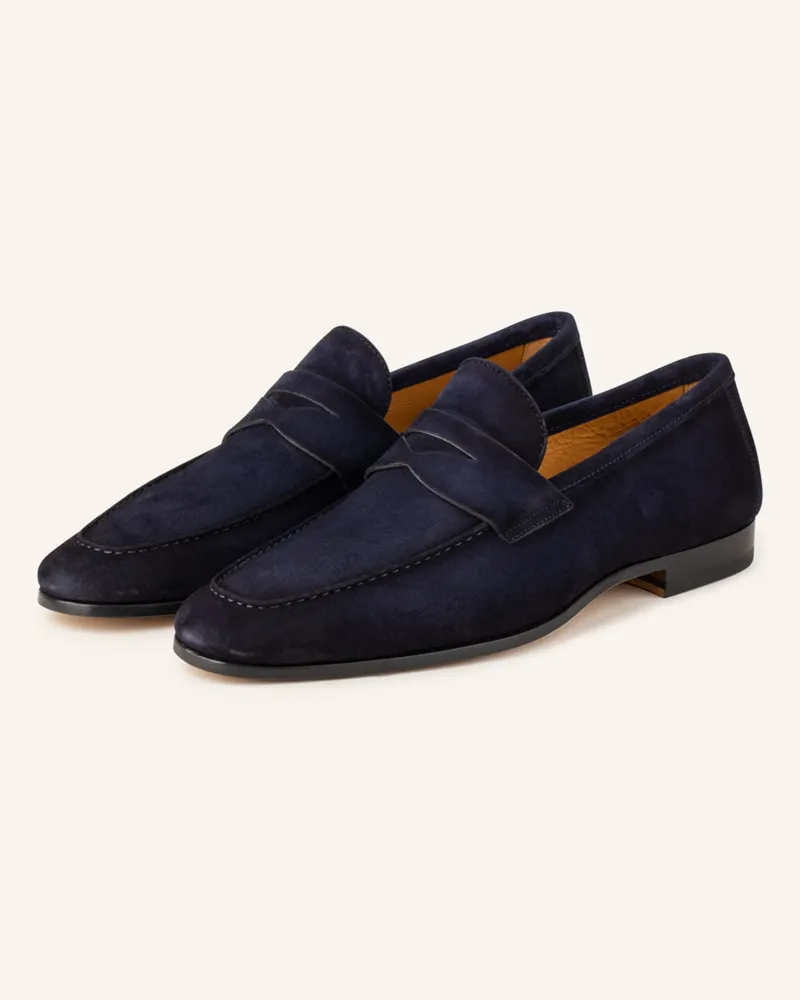 Magnanni Penny-Loafer blau Dunkelblau