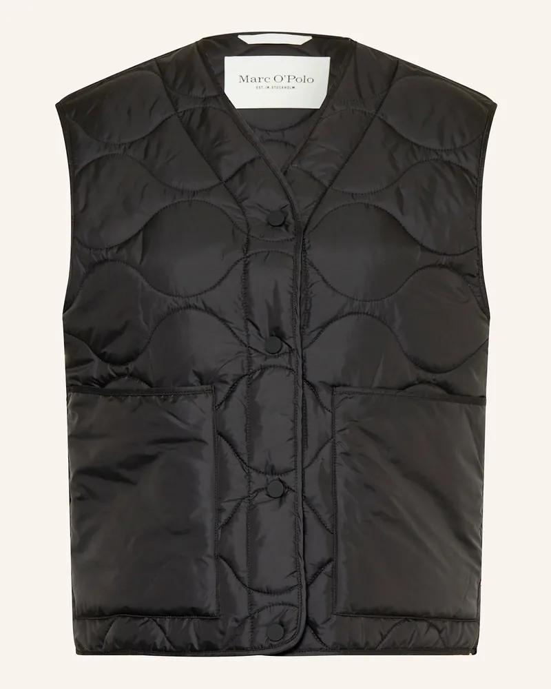 Marc O'Polo Steppweste Schwarz