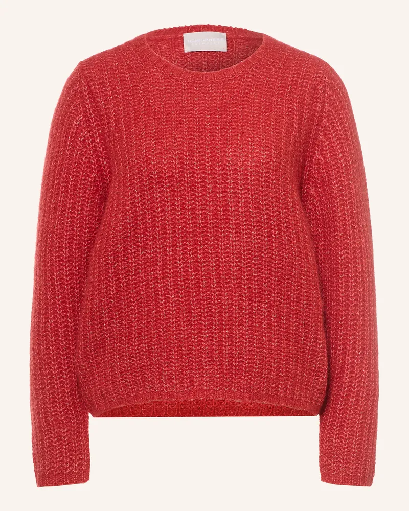 hemisphere Pullover Mit Cashmere rot Rot