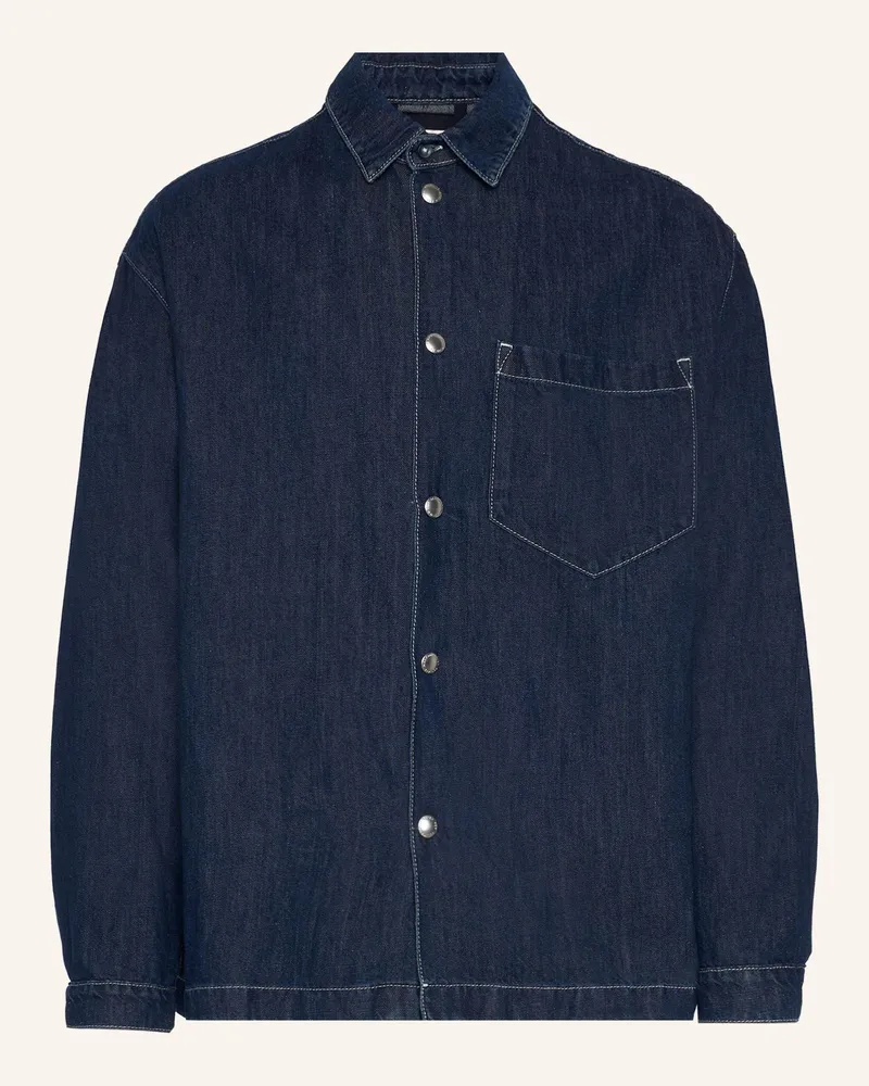7 for all mankind L/S Overshirt blau Blau