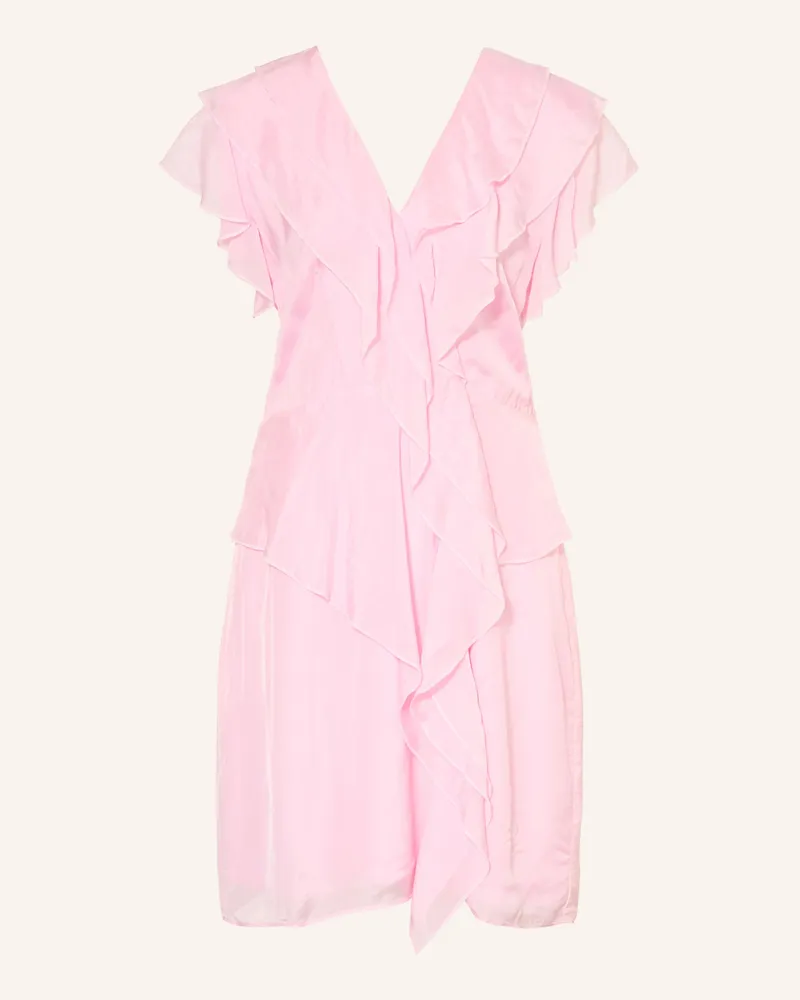 Mrs & HUGS Cocktailkleid mit Volants Rosa