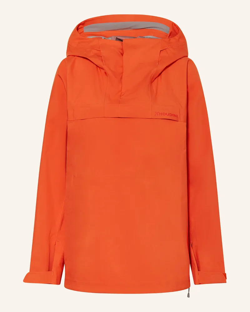 Houdini Hardshell-Skijacke Shelter rot Orange