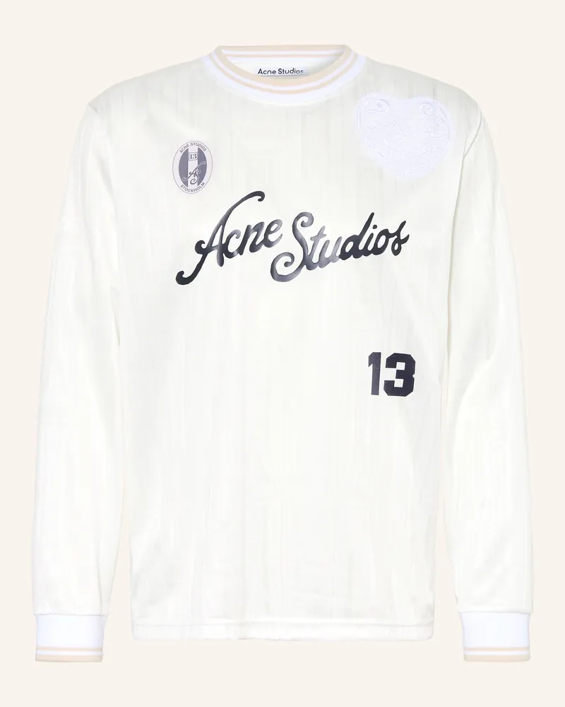 Acne Studios Longsleeve weiss Weiss