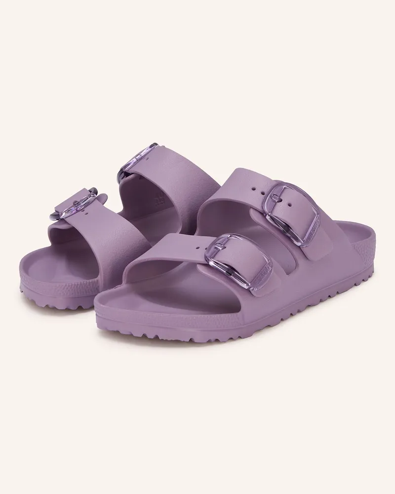 Birkenstock Pantoletten Arizona Stealth Buckle lila Helllila