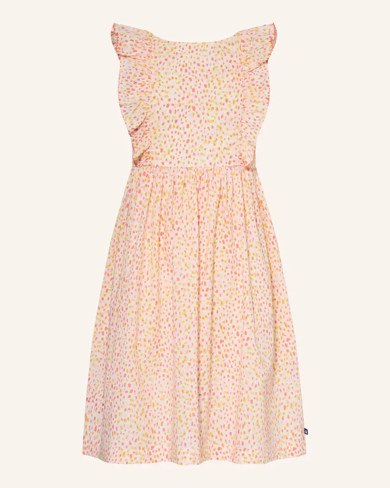 Petit Bateau Kleid Mit Rüschen rosa Creme