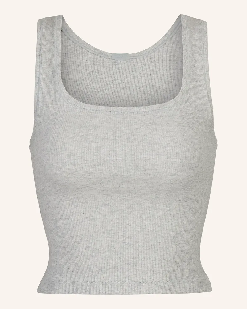 SKIMS Top Cotton Rib grau Light