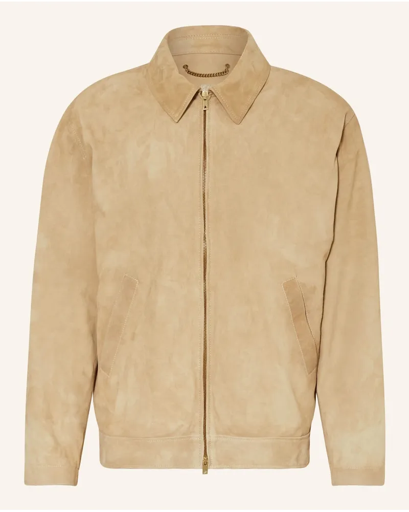 Golden Goose Lederjacke JOURNEY Beige