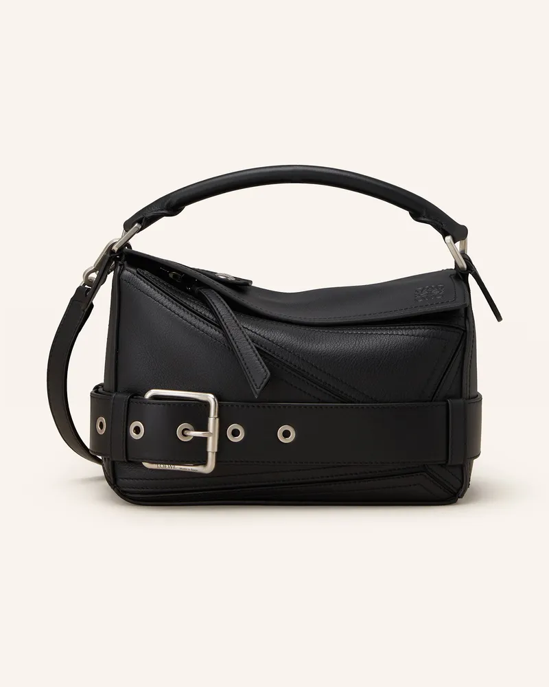 Loewe Handtasche PUZZLE SMALL Schwarz