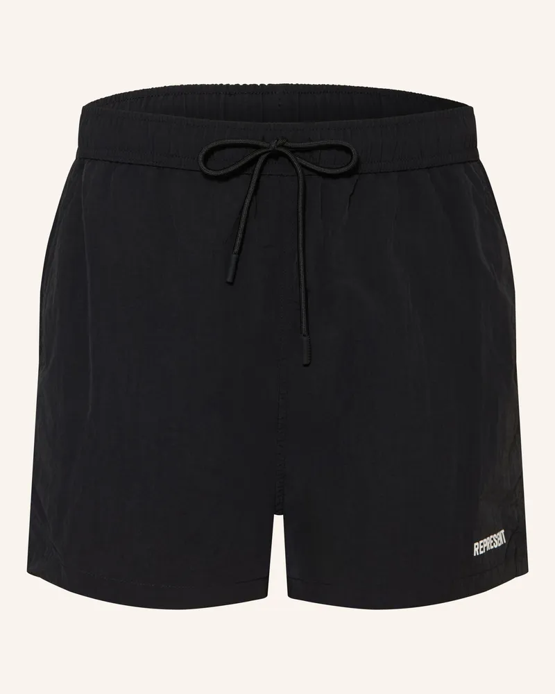 REPRESENT Badeshorts schwarz Schwarz