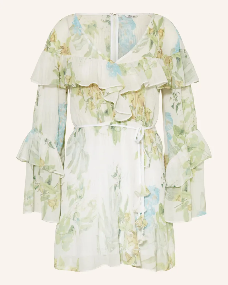 Guess Kleid LAURENCE mit Rüschen Creme