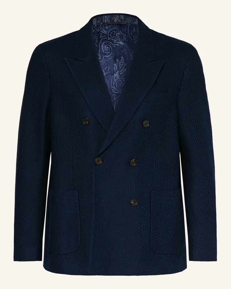Etro Sakko Regular Fit Dunkelblau