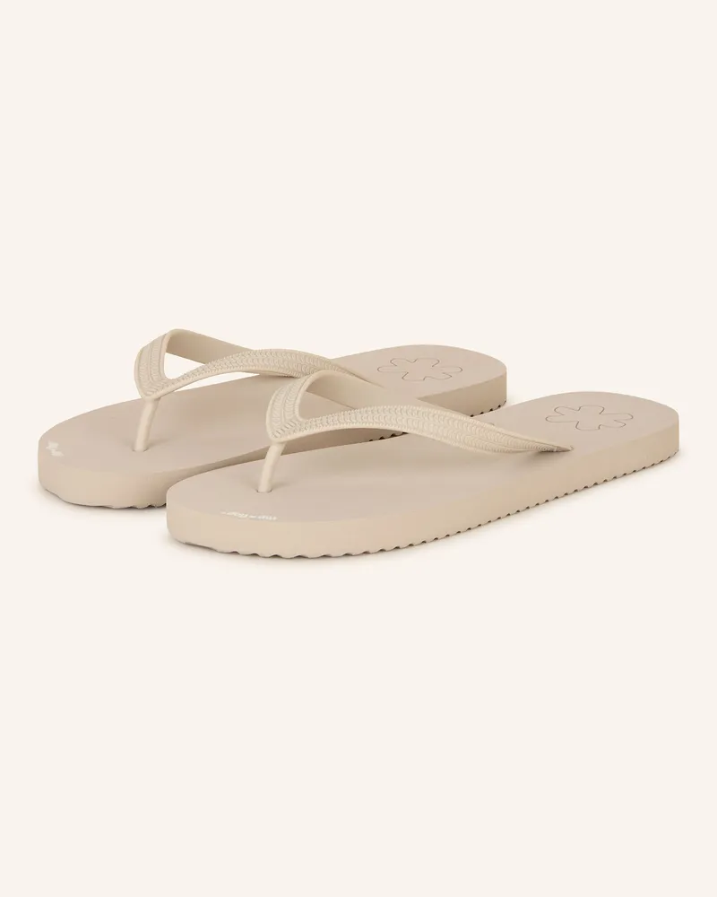 flip-flop Zehentrenner beige Beige