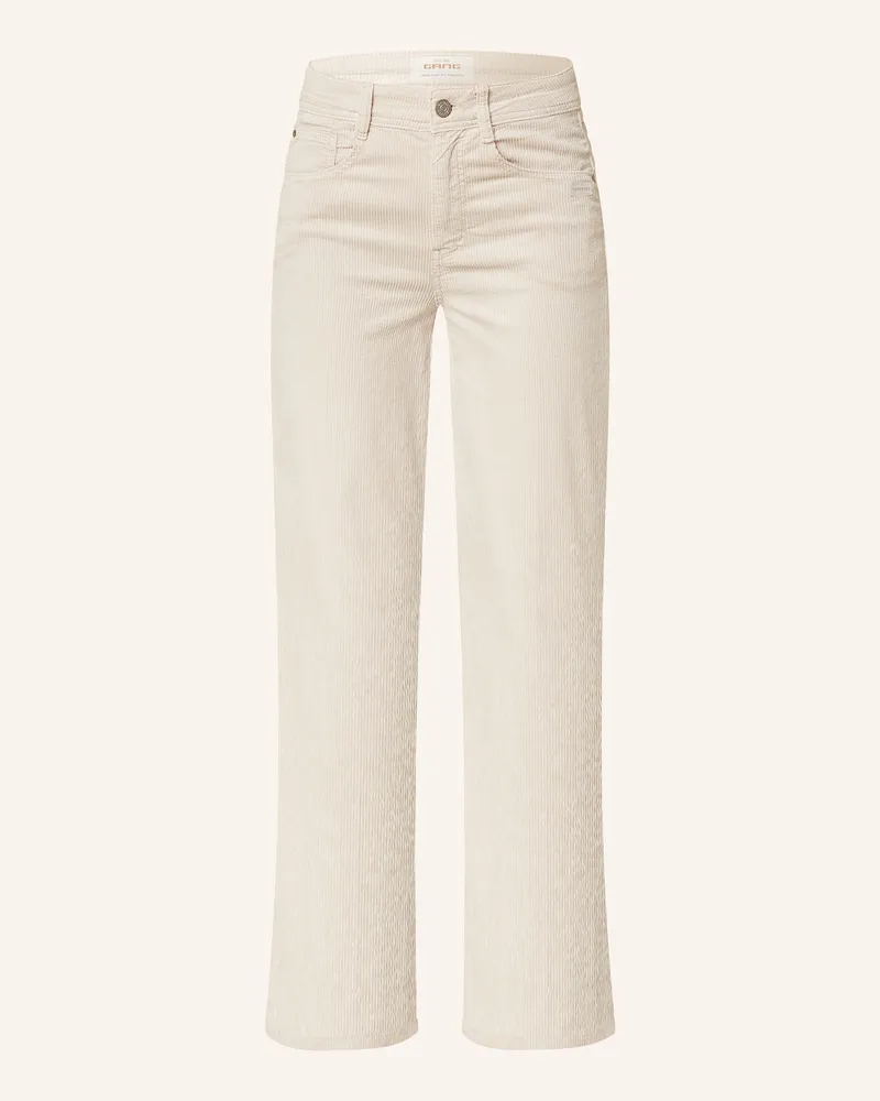 Gang Cordhose 94AMELIE WIDE Ecru