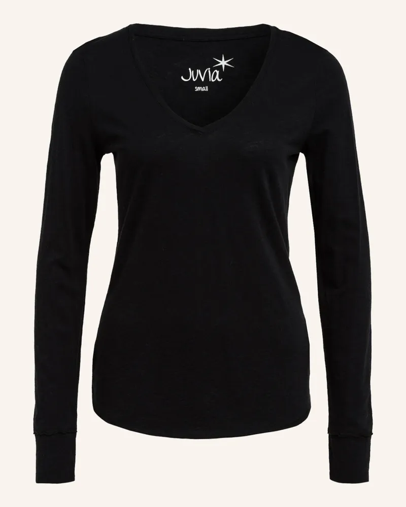 Juvia Longsleeve schwarz Schwarz