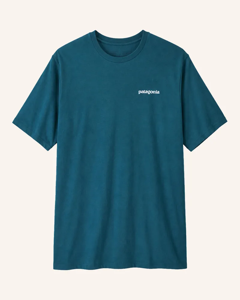 Patagonia T-Shirt P-6 Responsibili Tee blau Blau