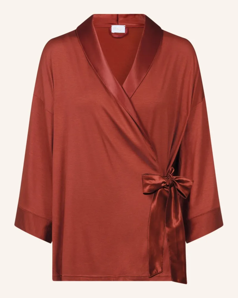 Mey Lounge-Jacke Serie ALENA mit 3/4-Arm Dunkelrot