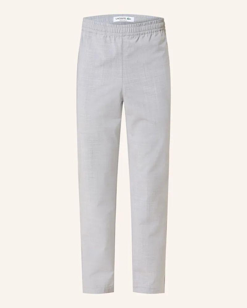 Lacoste Hose Regular Fit grau Hellgrau
