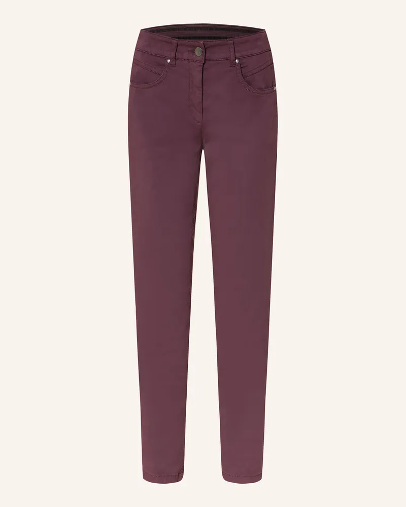 Luisa Cerano Skinny Jeans Dunkelrot