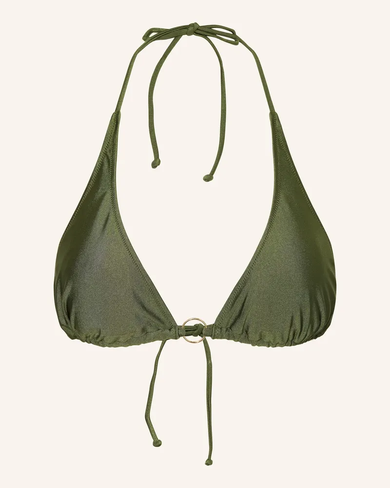 Mrs & HUGS Triangel-Bikini-Top Oliv