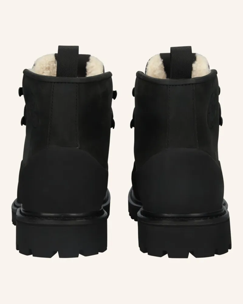 Blackstone Schnürboots schwarz Schwarz